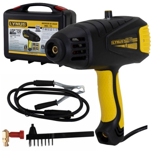 Inversora de solda 120A tipo pistola para eletrodo e TIG - LISP-120 Power  220V Inversora de solda 120A tipo pistola para eletrodo e TIG - LISP-120 Power  220V