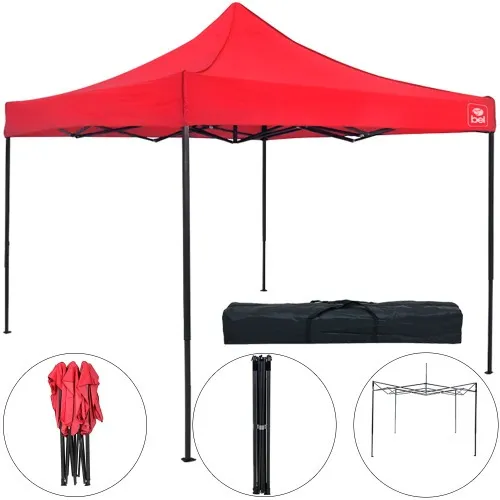 Gazebo dobrável em oxford com pvc 3 x 3 m Pagoda - 334304