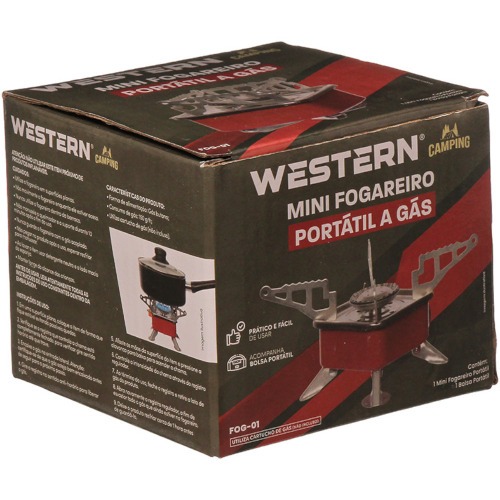 Fogareiro portátil a gás - FOG-01 Fogareiro portátil a gás - FOG-01
