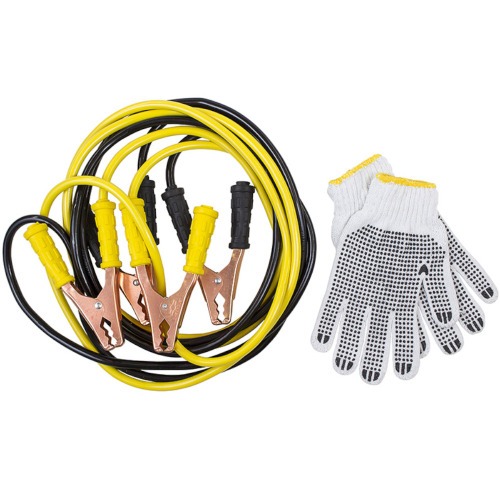 Cabo para transferência de carga 3,5m com luvas de malha pigmentada Cabo para transferência de carga 3,5m com luvas de malha pigmentada