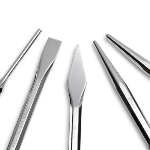 Jogo de talhadeira, puno e saca-pinos com 5 peas