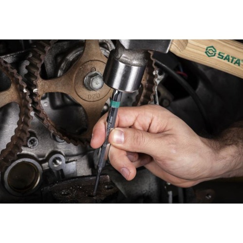 Jogo de talhadeira, puno e saca-pinos com 5 peas