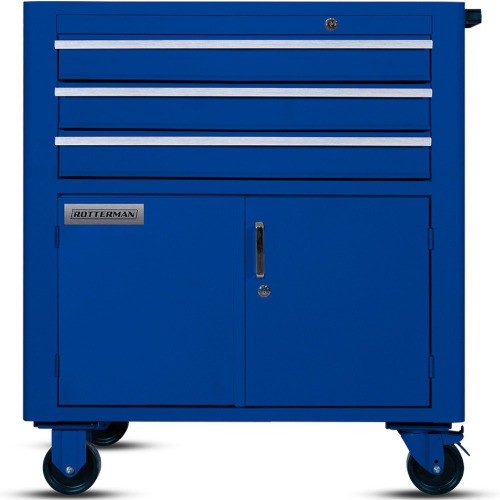 Carrinho para ferramentas com 3 gavetas e 2 portas  Carrinho para ferramentas com 3 gavetas e 2 portas