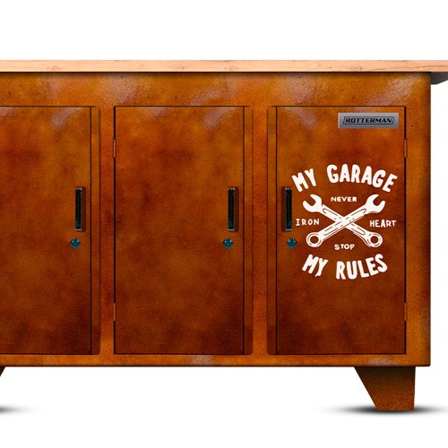 Bancada fechada com 3 portas My Garage RLL-203