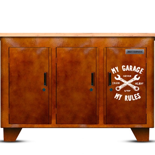 Bancada fechada com 3 portas My Garage RLL-203