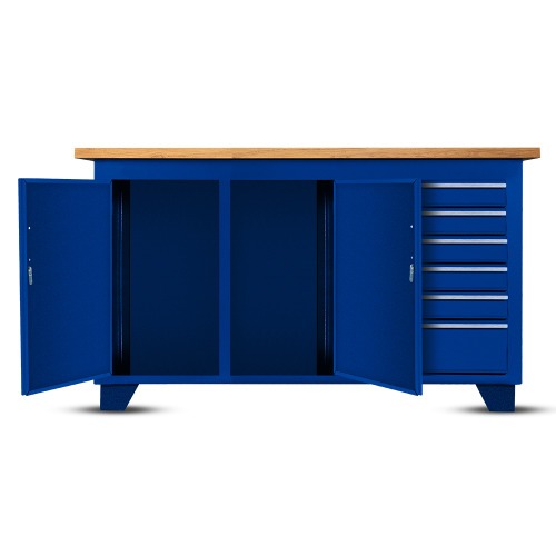 Bancada fechada com 6 gavetas e 2 portas RLL-204 Bancada fechada com 6 gavetas e 2 portas RLL-204