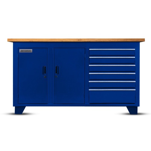 Bancada fechada com 6 gavetas e 2 portas RLL-204 Bancada fechada com 6 gavetas e 2 portas RLL-204