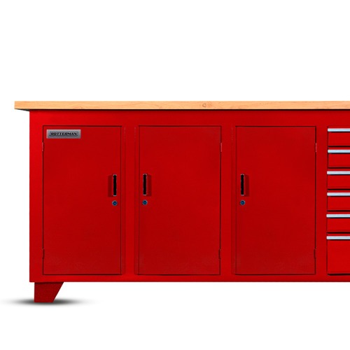 Bancada fechada com 6 gavetas e 3 portas RLL-214