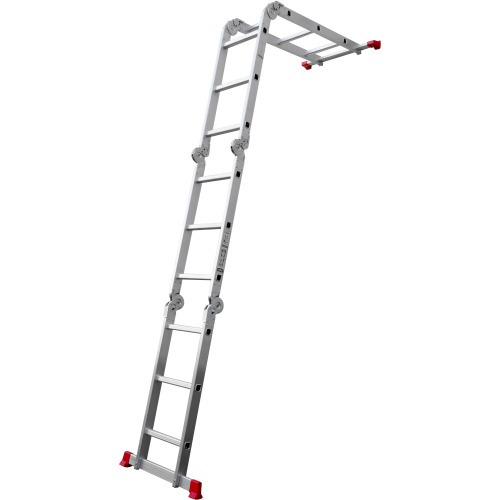 Escada multifuncional de alum�nio 3 x 4 com 12 degraus 8 em 1 - 428132