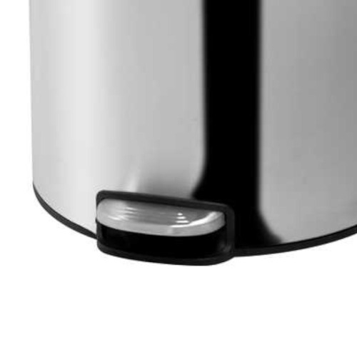 Lixeira inox 30L com pedal e balde 