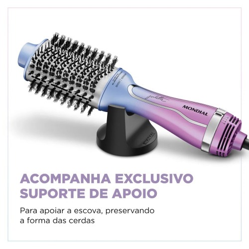 Escova secadora 4 elementos 1200W By Juliette - ES-JU-03  110V/220V