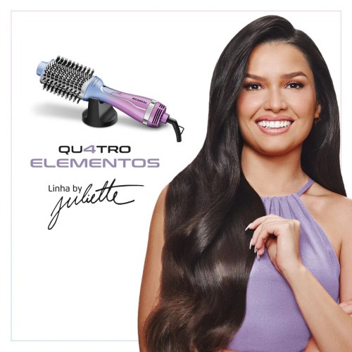 Escova secadora 4 elementos 1200W By Juliette - ES-JU-03  110V/220V