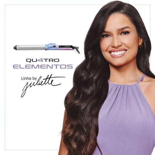 Modelador de cachos 28 mm Duo Colors 4 Elementos By Juliette - MC-JU-03  110V/220V