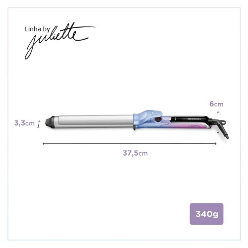 Modelador de cachos 28 mm Duo Colors 4 Elementos By Juliette - MC-JU-03  110V/220V