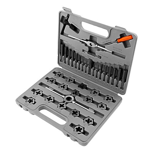 Jogo de macho e cossinetes M3 x M12 com 40 peas