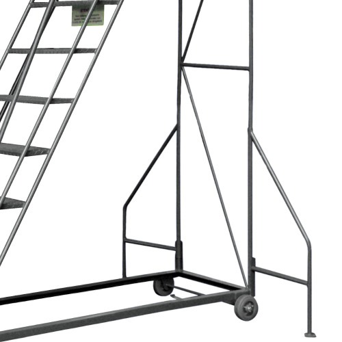 Escada plataforma de ferro 3,0 m 9 degraus + patamar - 58-C Escada plataforma de ferro 3,0 m 9 degraus + patamar - 58-C