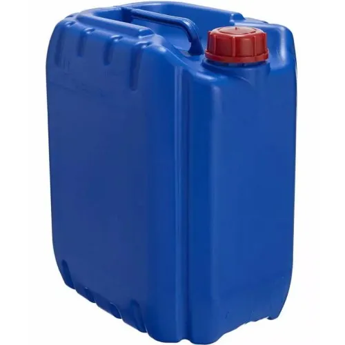 Galão de plástico com capacidade de 20 litros