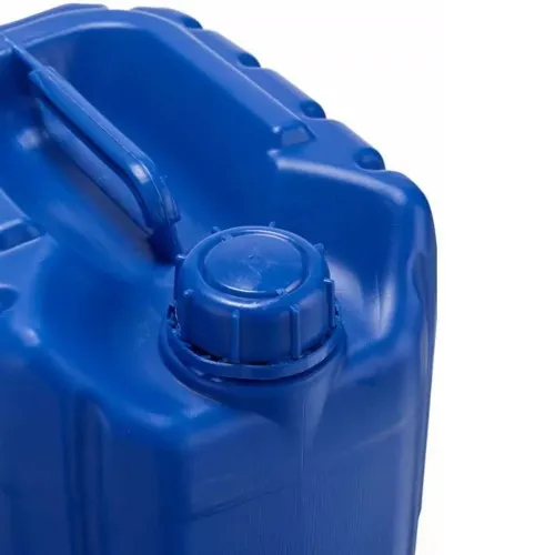 Galão de plástico com capacidade de 20 litros