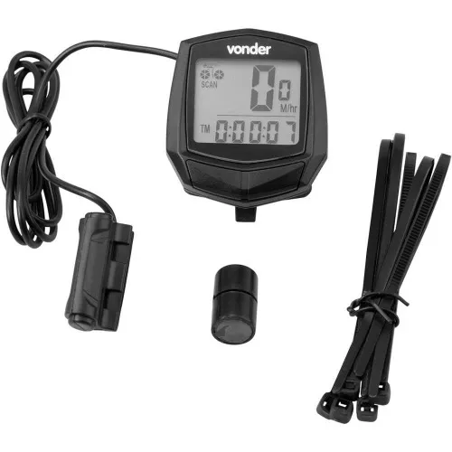 Velocímetro digital para bicicleta multifunções