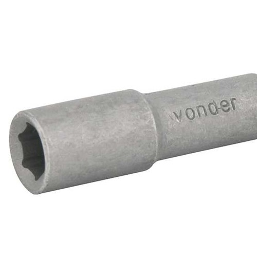 Soquete magntico sextavado 1/4'' x 65 mm encaixe 1/4'' - 3039000014