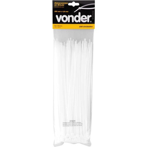 Abraadeira de nylon 28 cm com 100 peas