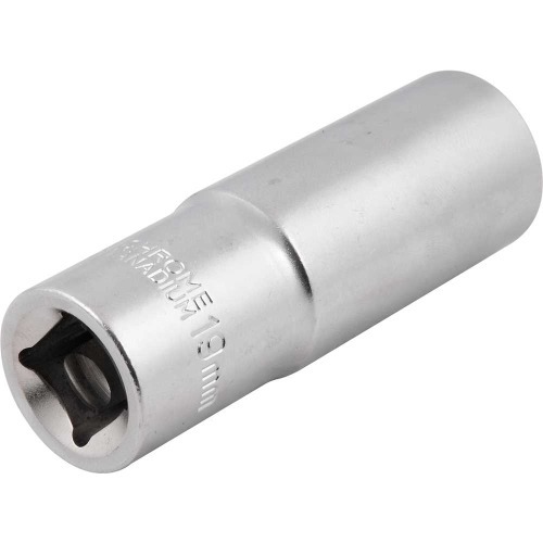 Soquete estriado longo 19 mm encaixe 1/2