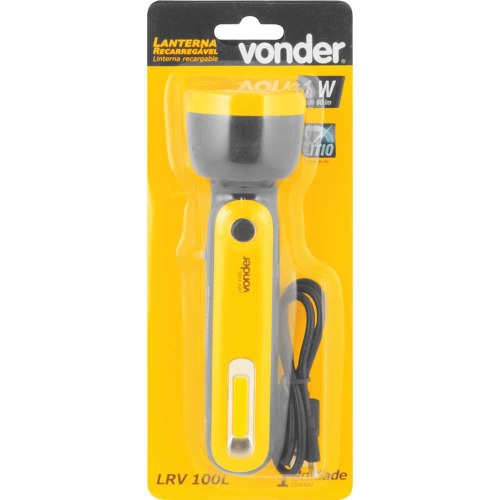 Lanterna recarregável 80-100 lúmens bateria de lítio - LRV 100L Lanterna recarregável 80-100 lúmens bateria de lítio - LRV 100L