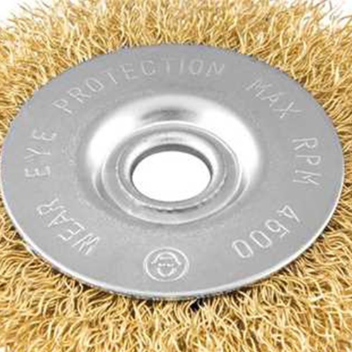 Escova de a�o circular ondulada 3 x 3/8 x 1/2