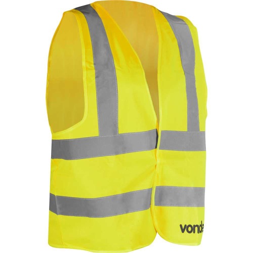 Colete refletivo tipo blusão sem bolso amarelo - CV 102   Colete refletivo tipo blusão sem bolso amarelo - CV 102