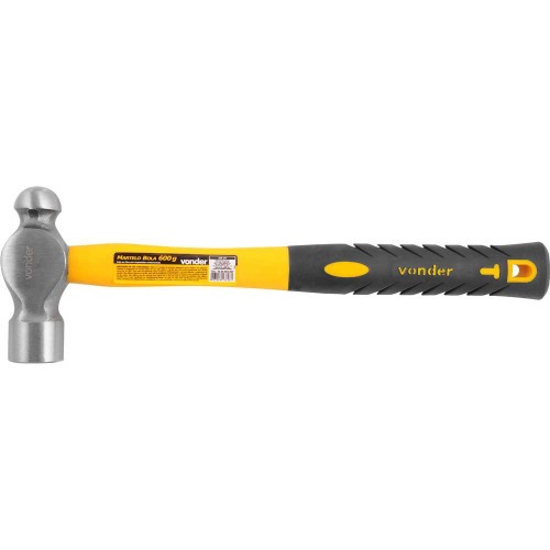 Martelo bola 600 g com cabo de fibra Martelo bola 600 g com cabo de fibra