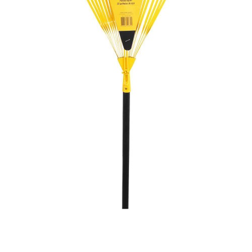 Vassoura  metálica para grama regulável com cabo - VD202 Vassoura  metálica para grama regulável com cabo - VD202