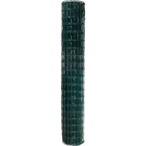 Tela alambrado verde malha 10 x 5 cm fio 2,5 mm com 2,0 x 25 m   