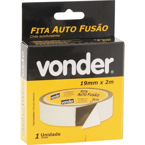 Fita isolante auto fus�o de 19 mm x 2 metros