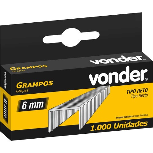 Grampo 6 mm para grampeador manual caixa com 1000 peças Grampo 6 mm para grampeador manual caixa com 1000 peças