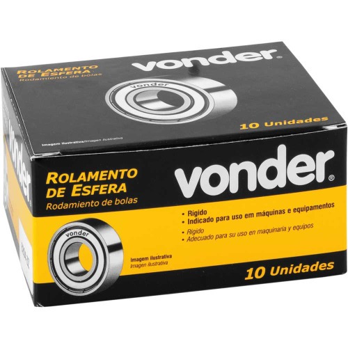 Rolamento rgido de esfera - 6205-ZZ