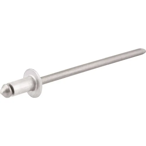 Rebite de repuxo em alumínio 2,4 x 6 mm com 100 peças 