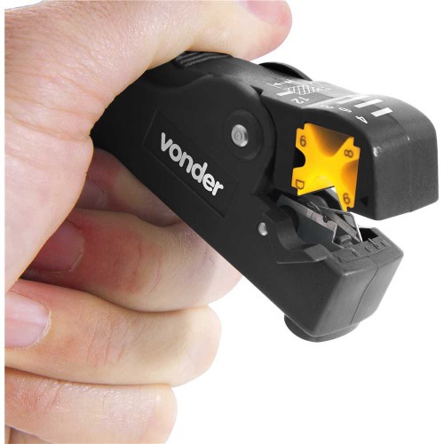 Desencapador para fios e cabos coaxiais Desencapador para fios e cabos coaxiais