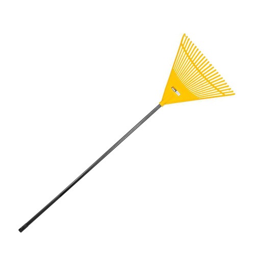 Vassoura plástica para grama 24 dentes com cabo Vassoura plástica para grama 24 dentes com cabo