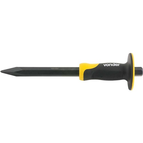 Ponteiro manual sextavado 250 mm com empunhadura