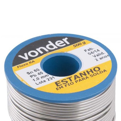 Estanho em carretel para solda espessura de 1,0 mm