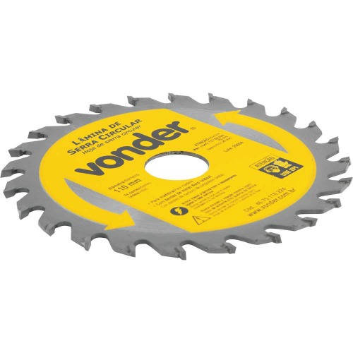 Disco de serra para madeira 110 x 20 mm 24 dentes