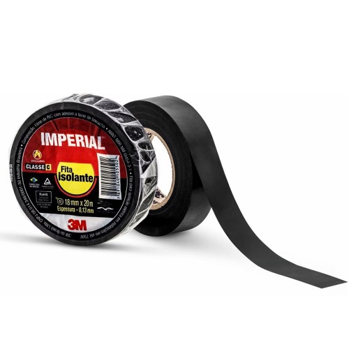 Fita isolante 18 mm x 20 metros - IMPERIAL Fita isolante 18 mm x 20 metros - IMPERIAL