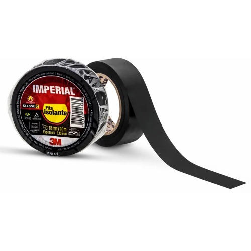 Fita isolante 18 mm x 10 metros - IMPERIAL SLIM Fita isolante 18 mm x 10 metros - IMPERIAL SLIM