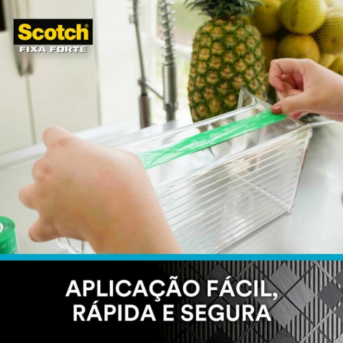 Fita adesiva dupla face 12 mm x 2 metros transparente Fita adesiva dupla face 12 mm x 2 metros transparente