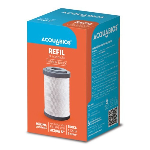 Refil para filtro carvo - CARBON BLOCK 5