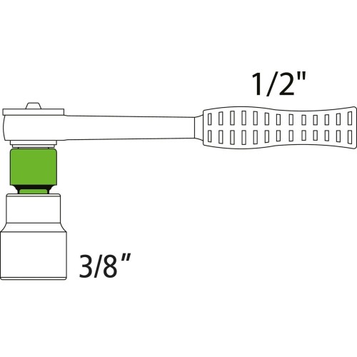 Adaptador de soquete encaixe 1/2