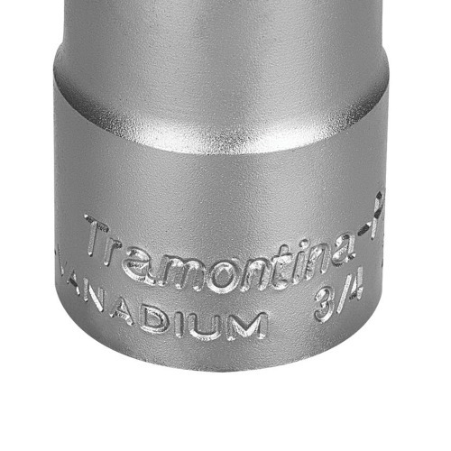 Soquete estriado 24 mm encaixe 3/4