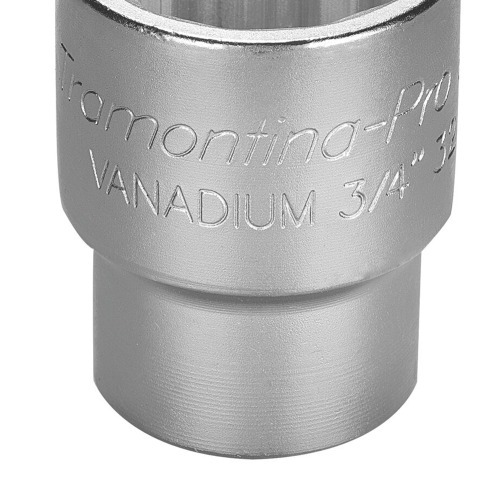 Soquete estriado 32 mm encaixe 3/4