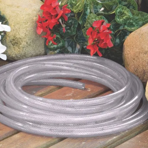 Mangueira cristal reforçada para jardim de 3/4