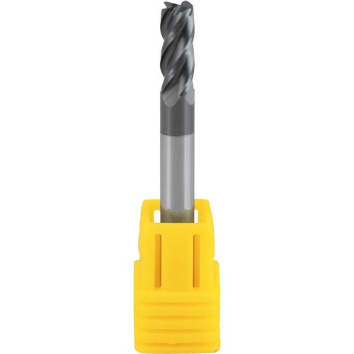 Fresa de topo toroidal 6 mm 4 cortes aço rápido Fresa de topo toroidal 6 mm 4 cortes aço rápido